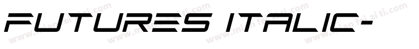futures Italic字体转换